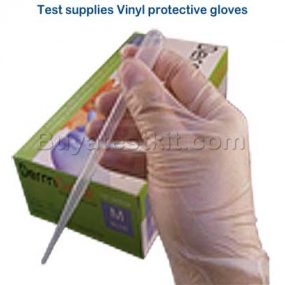 Vinyl protective gloves