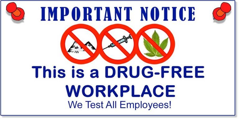 Workplace drug testing policy & procedures for employees