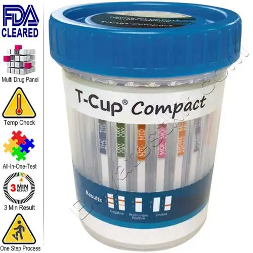 16 Panel Drug Test Cup with Alcohol